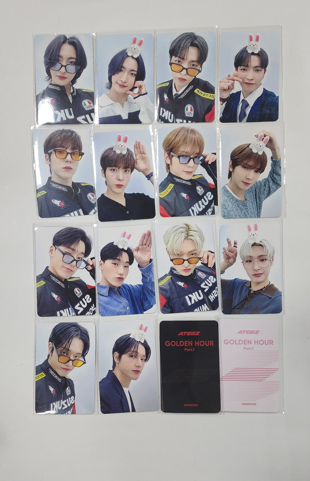 Ateez "GOLDEN HOUR : Part.1" - MakeStar Lucky Draw Event Photocard (Poca Album Ver.) [24.06.03] - HALLYUSUPERSTORE