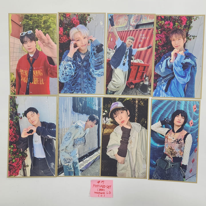 Ateez - [GOLDEN HOUR : Part.1] Pop-Up Exhibition &amp; Store Lucky Draw Event Photocard, Postcard Set [24.06.03] - HALLYUSUPERSTORE