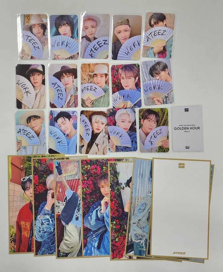 Ateez - [GOLDEN HOUR : Part.1] Pop-Up Exhibition &amp; Store Lucky Draw Event Photocard, Postcard Set [24.06.03] - HALLYUSUPERSTORE