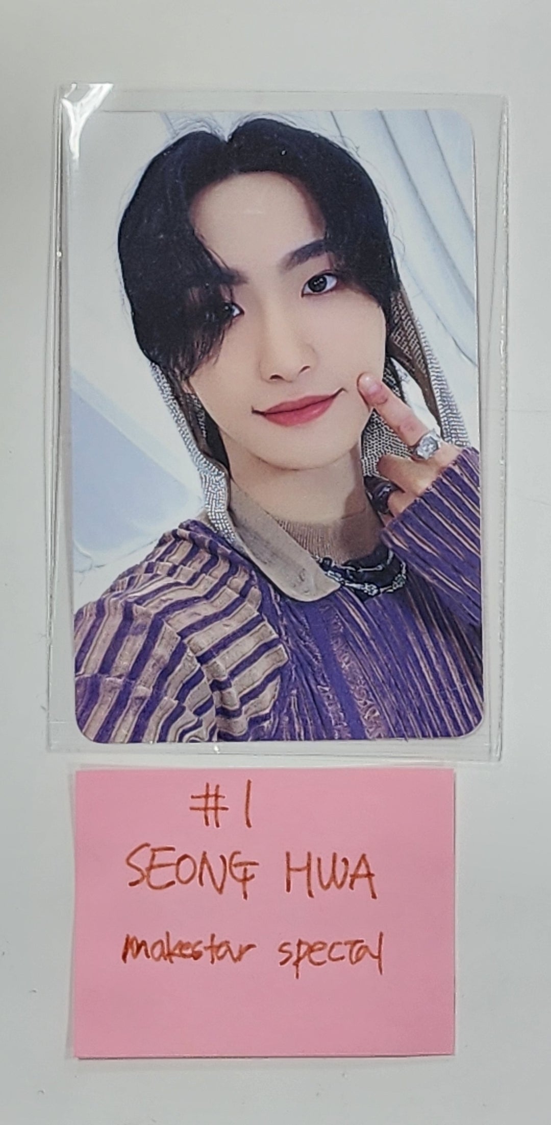 Ateez "GOLDEN HOUR : Part.1" - MakeStar Lucky Draw Event Special Photocard (Poca Album Ver.) [24.06.03] - HALLYUSUPERSTORE
