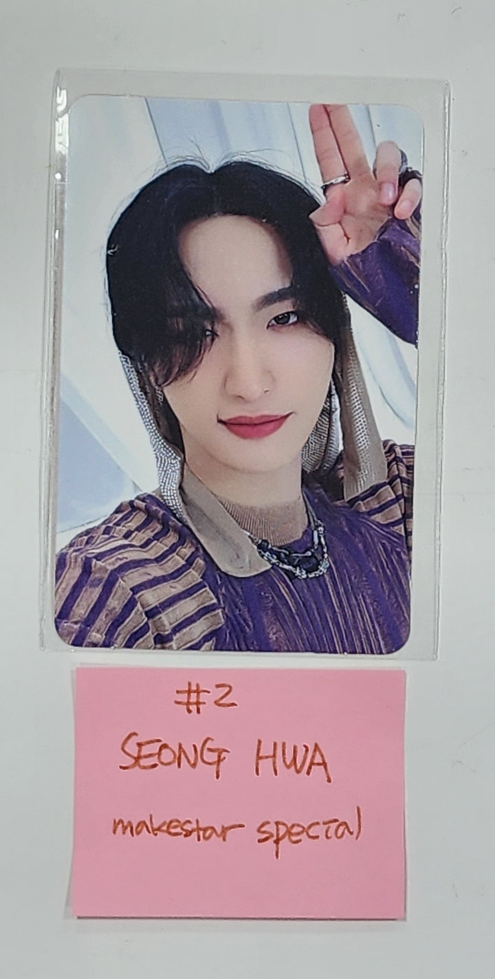 Ateez "GOLDEN HOUR : Part.1" - MakeStar Lucky Draw Event Special Photocard (Poca Album Ver.) [24.06.03] - HALLYUSUPERSTORE