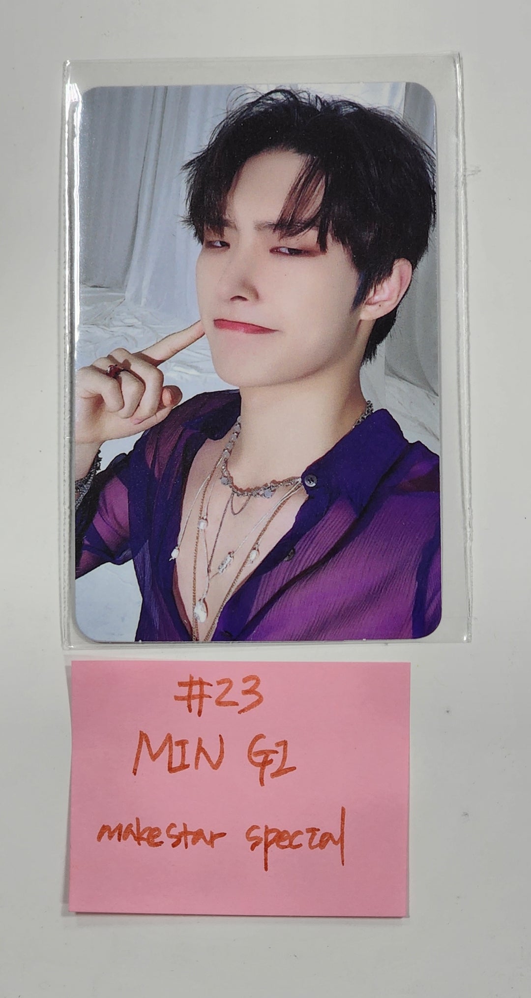 Ateez "GOLDEN HOUR : Part.1" - MakeStar Lucky Draw Event Special Photocard (Poca Album Ver.) [24.06.03] - HALLYUSUPERSTORE