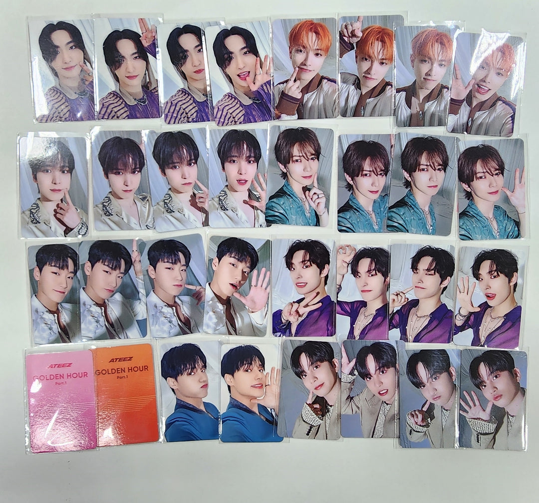 Ateez "GOLDEN HOUR : Part.1" - MakeStar Lucky Draw Event Special Photocard (Poca Album Ver.) [24.06.03] - HALLYUSUPERSTORE