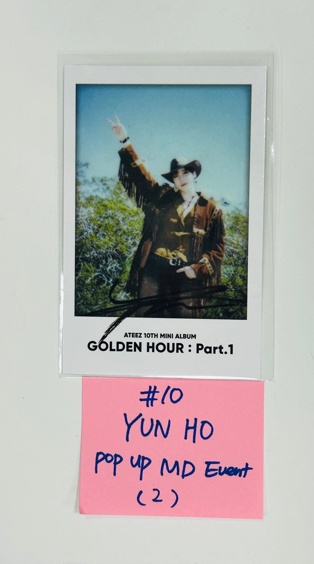 Ateez - [GOLDEN HOUR : Part.1] Pop-Up Exhibition &amp; Store SoundWave MD Event Photocard [Restocked 6/11] [24.06.03] - HALLYUSUPERSTORE