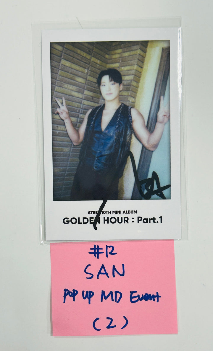 Ateez - [GOLDEN HOUR : Part.1] Pop-Up Exhibition &amp; Store SoundWave MD Event Photocard [Restocked 6/11] [24.06.03] - HALLYUSUPERSTORE