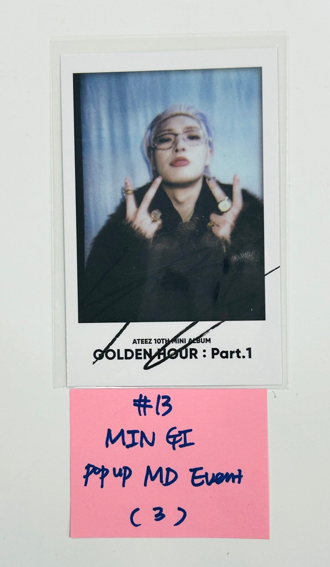 Ateez - [GOLDEN HOUR : Part.1] Pop-Up Exhibition &amp; Store SoundWave MD Event Photocard [Restocked 6/11] [24.06.03] - HALLYUSUPERSTORE