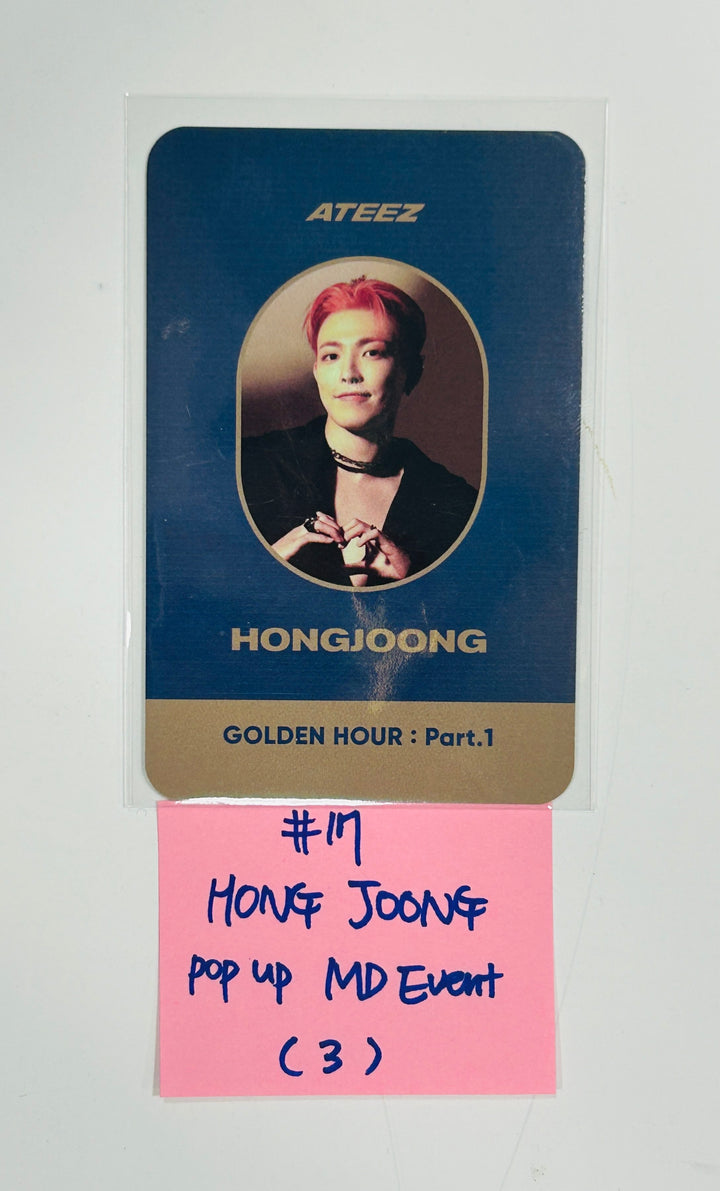 Ateez - [GOLDEN HOUR : Part.1] Pop-Up Exhibition &amp; Store SoundWave MD Event Photocard [Restocked 6/11] [24.06.03] - HALLYUSUPERSTORE