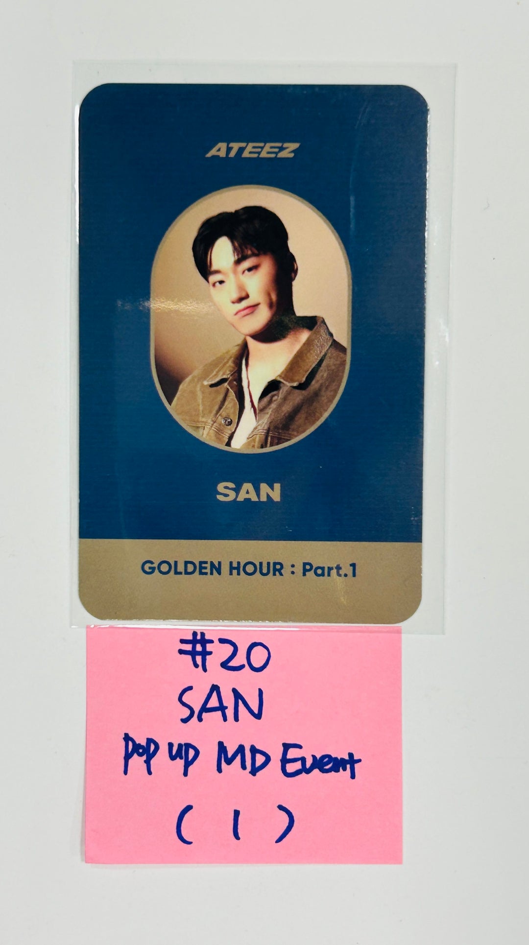 Ateez - [GOLDEN HOUR : Part.1] Pop-Up Exhibition &amp; Store SoundWave MD Event Photocard [Restocked 6/11] [24.06.03] - HALLYUSUPERSTORE