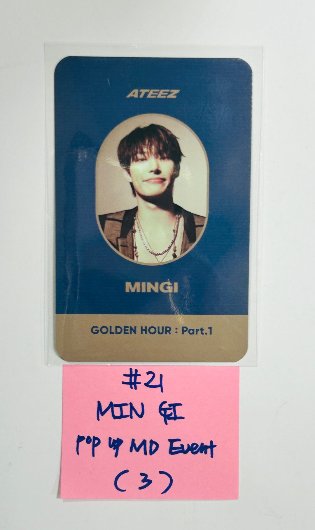 Ateez - [GOLDEN HOUR : Part.1] Pop-Up Exhibition &amp; Store SoundWave MD Event Photocard [Restocked 6/11] [24.06.03] - HALLYUSUPERSTORE