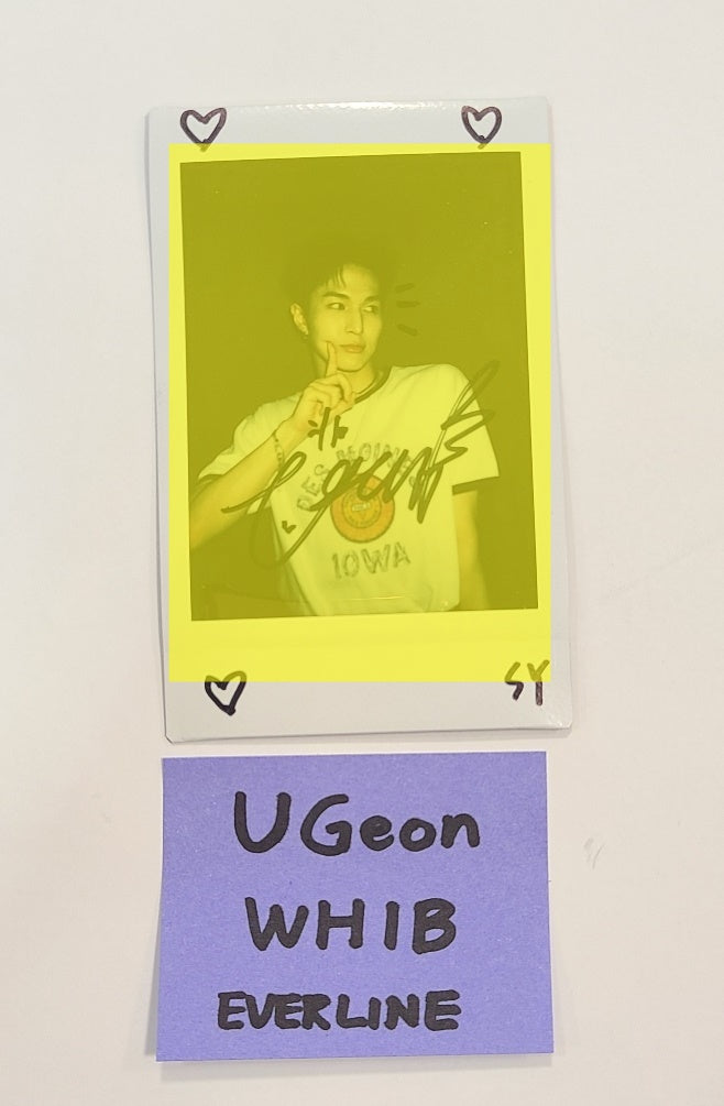 UGeon (Of WHIB) "ETERNAL YOUTH : KICK IT" - Hand Autographed(Signed) Polaroid  [24.06.04] - HALLYUSUPERSTORE