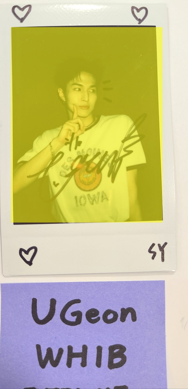 UGeon (Of WHIB) "ETERNAL YOUTH : KICK IT" - Hand Autographed(Signed) Polaroid  [24.06.04] - HALLYUSUPERSTORE