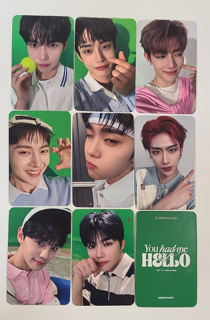 ZEROBASEONE(ZB1) "You had me at HELLO" - Apple Music Fansign Event Photocard (Digipack Ver.) [24.6.04] - HALLYUSUPERSTORE