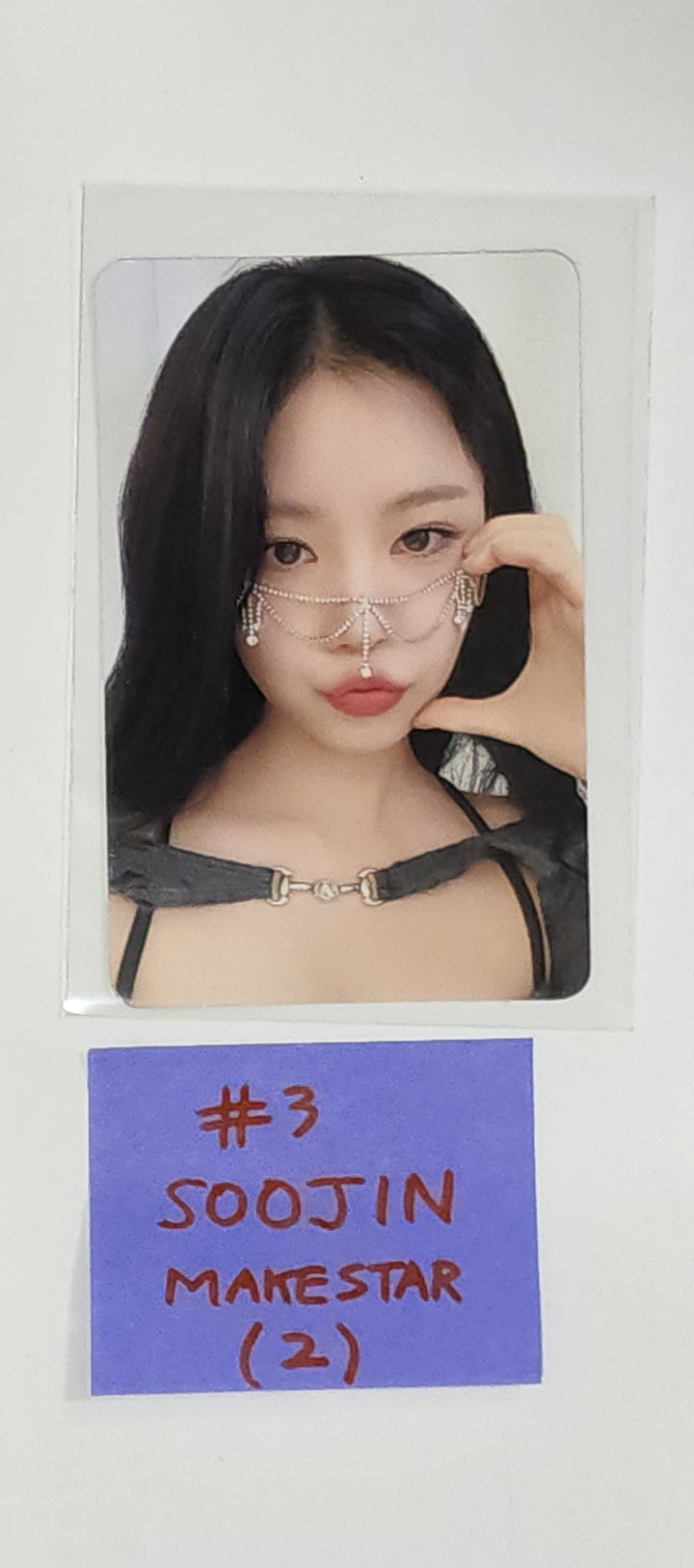 Soojin "RIZZ" - Makestar Fansign Event Photocard [24.6.4] - HALLYUSUPERSTORE