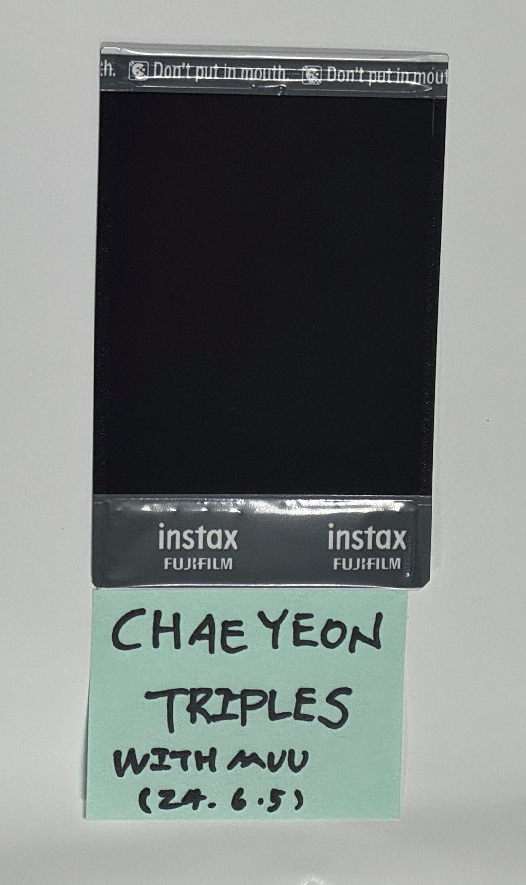 Chaeyeon (Of tripleS) "ASSEMBLE24" - Hand Autographed(Signed) Polaroid [24.6.5] - HALLYUSUPERSTORE