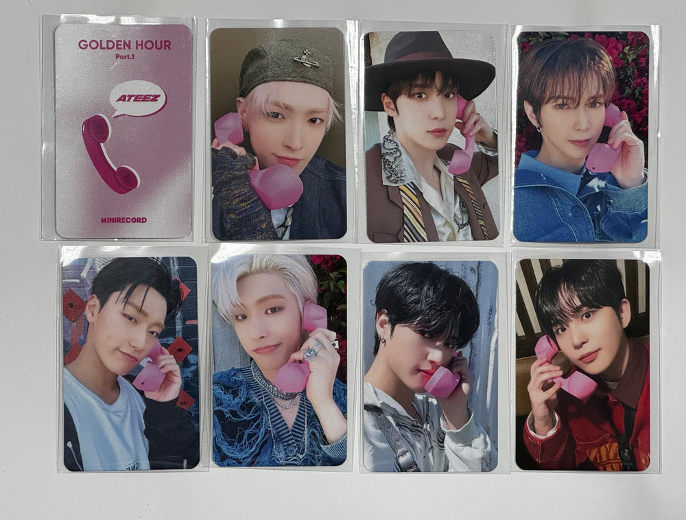 Ateez "GOLDEN HOUR : Part.1" - Mini Record Pre-Order Benefit Photocard [Platform Ver.] [24.6.5] - HALLYUSUPERSTORE