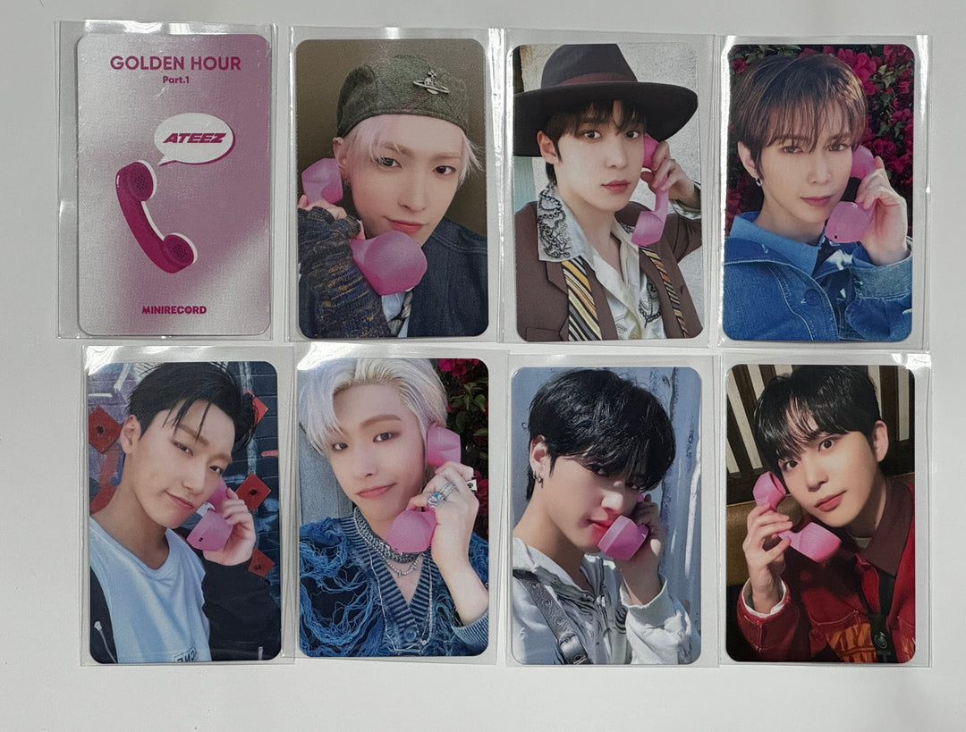 Ateez "GOLDEN HOUR : Part.1" - Mini Record Pre-Order Benefit Photocard [Platform Ver.] [24.6.5] - HALLYUSUPERSTORE
