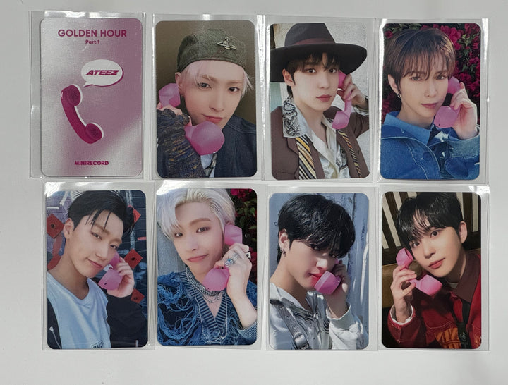 Ateez "GOLDEN HOUR : Part.1" - Mini Record Pre-Order Benefit Photocard [Platform Ver.] [24.6.5] - HALLYUSUPERSTORE