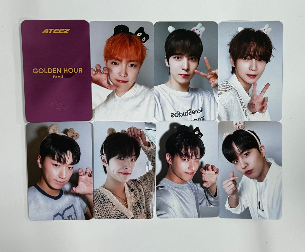 Ateez "GOLDEN HOUR : Part.1" - Dear My Muse Pre-Order Benefit Photocard [Digipack Ver.] [Restocked 6/7] [24.6.5] - HALLYUSUPERSTORE
