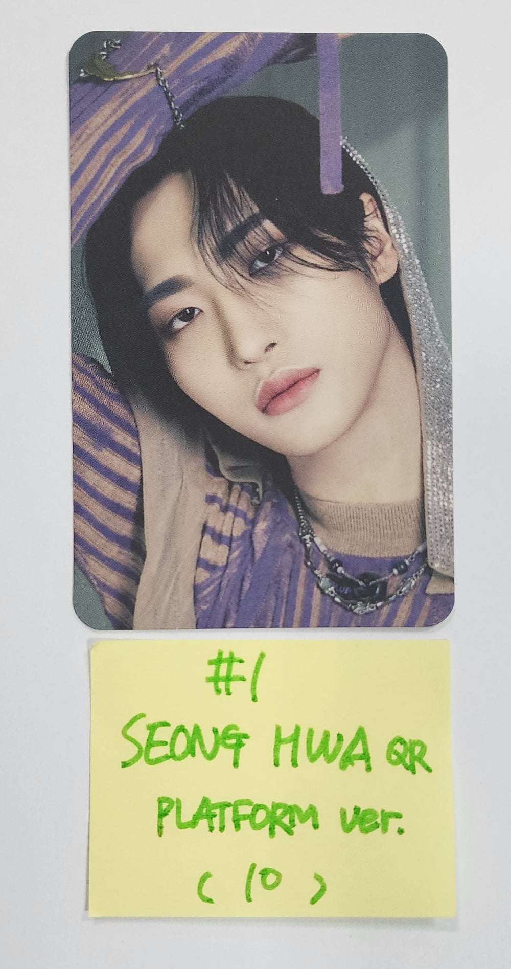 Ateez "GOLDEN HOUR : Part.1" - Official Photocard [Platform Ver.] [24.6.5] - HALLYUSUPERSTORE