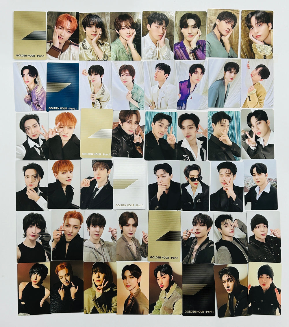 Ateez "GOLDEN HOUR : Part.1" - Official Photocard [24.6.5] - HALLYUSUPERSTORE