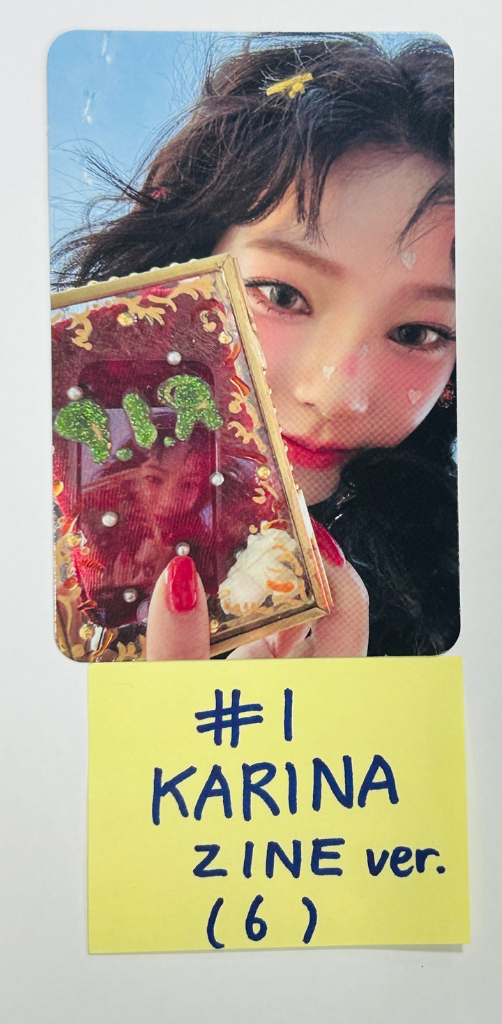 Aespa "Armageddon : The Mystery Circle" - Official Photocard [Zine Ver.] [24.6.7] - HALLYUSUPERSTORE