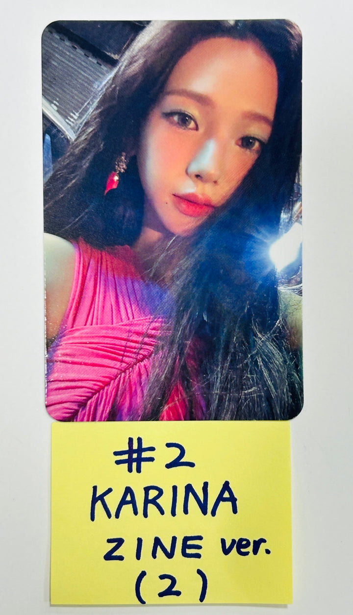 Aespa "Armageddon : The Mystery Circle" - Official Photocard [Zine Ver.] [24.6.7] - HALLYUSUPERSTORE