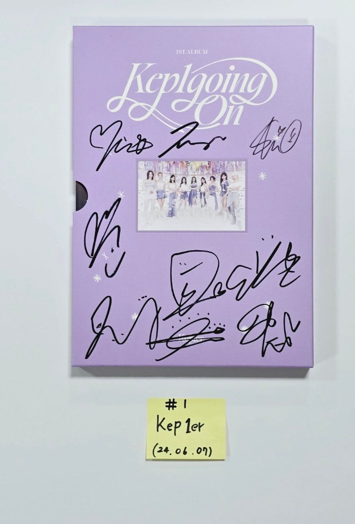 Kep1er "Kep1going On" - Hand Autographed(Signed) Promo Album [24.6.7] - HALLYUSUPERSTORE