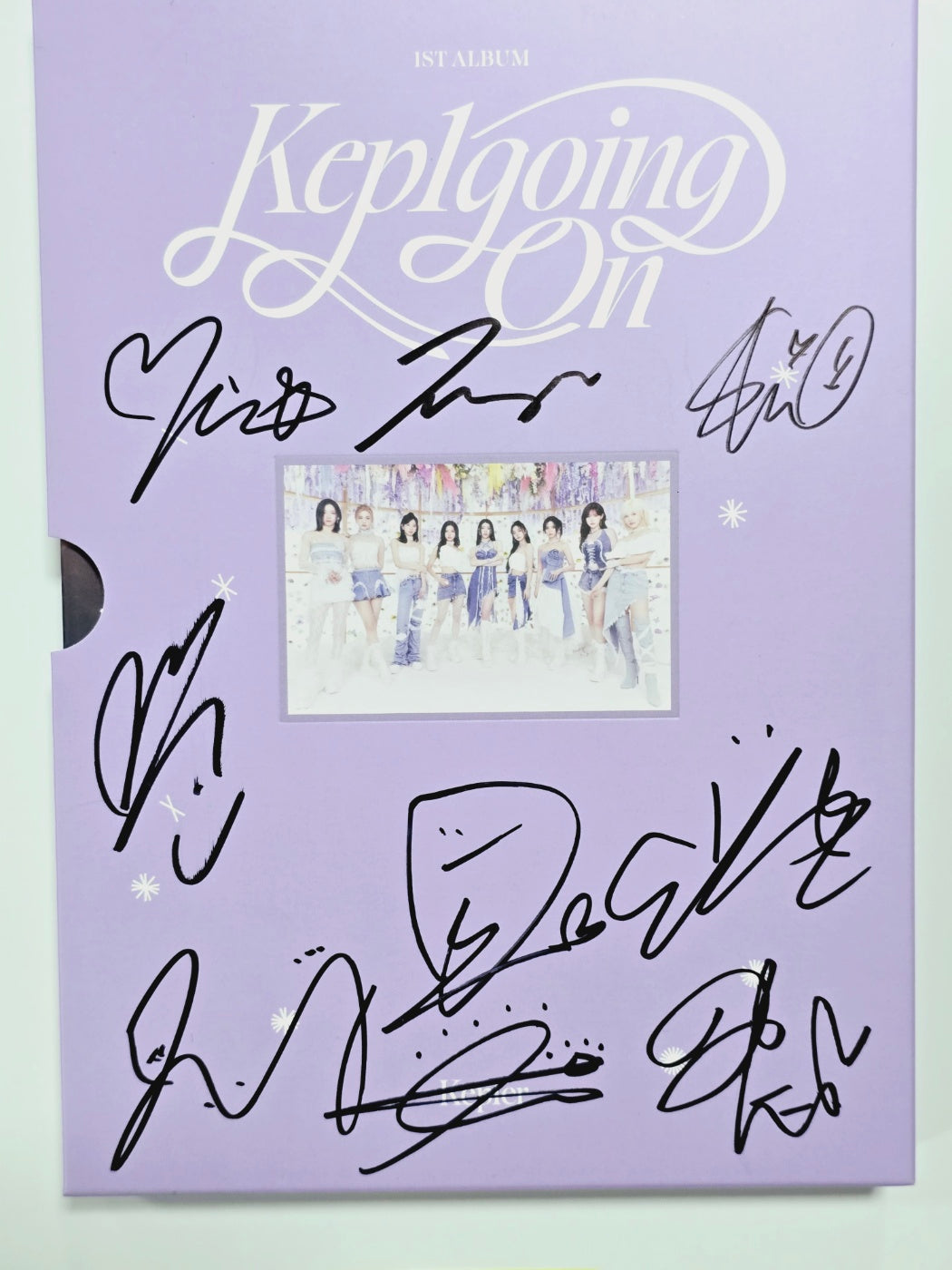 Kep1er "Kep1going On" - Hand Autographed(Signed) Promo Album [24.6.7] - HALLYUSUPERSTORE