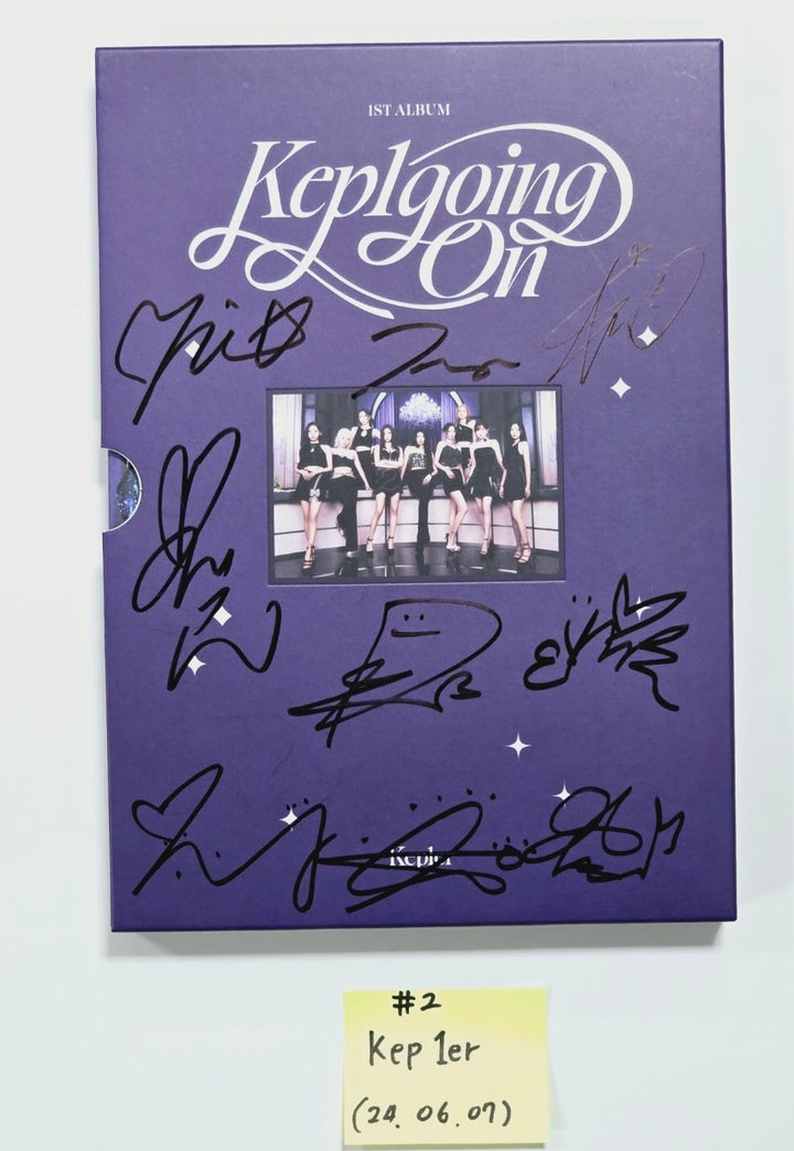 Kep1er "Kep1going On" - Hand Autographed(Signed) Promo Album [24.6.7] - HALLYUSUPERSTORE