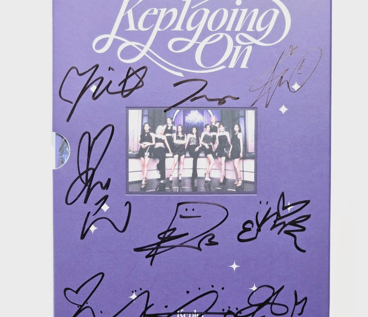 Kep1er "Kep1going On" - Hand Autographed(Signed) Promo Album [24.6.7] - HALLYUSUPERSTORE