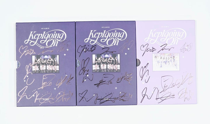 Kep1er "Kep1going On" - Hand Autographed(Signed) Promo Album [24.6.7] - HALLYUSUPERSTORE