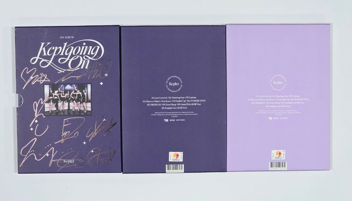 Kep1er "Kep1going On" - Hand Autographed(Signed) Promo Album [24.6.7] - HALLYUSUPERSTORE