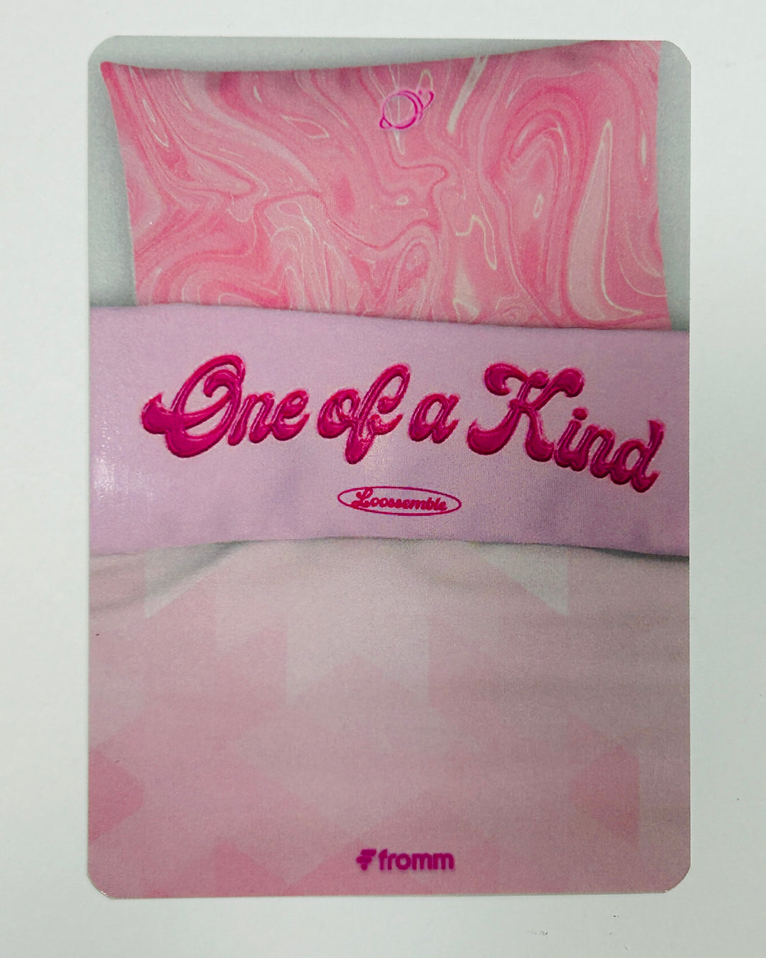 Loossemble "One of a Kind" - Hand Autographed(Signed) Mini Postcard, 2X Polaroid [24.6.7] - HALLYUSUPERSTORE