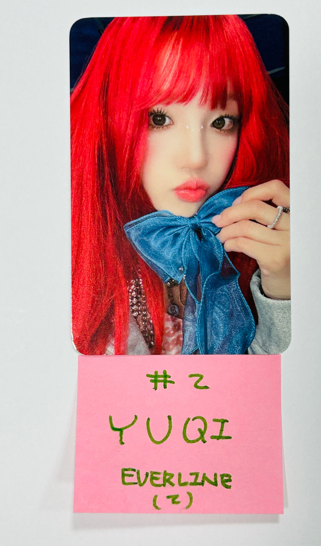 YUQI "YUQ1" - Everline Fansign Event Photocard [24.6.7] - HALLYUSUPERSTORE