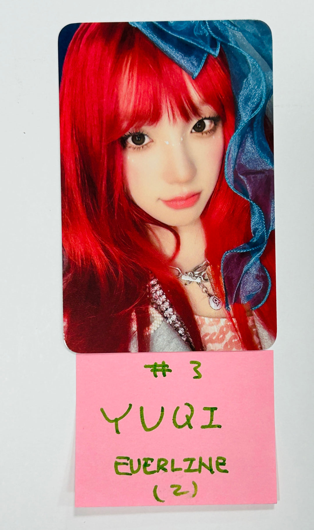 YUQI "YUQ1" - Everline Fansign Event Photocard [24.6.7] - HALLYUSUPERSTORE