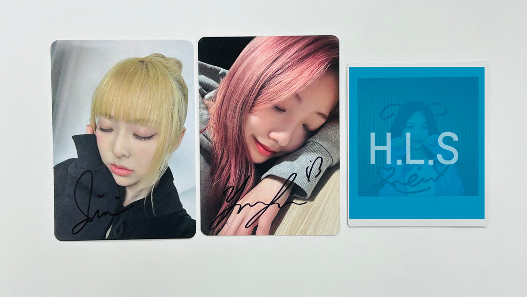 Loossemble "One of a Kind" - Hand Autographed(Signed) Mini Postcard, 2X Polaroid [24.6.7] - HALLYUSUPERSTORE