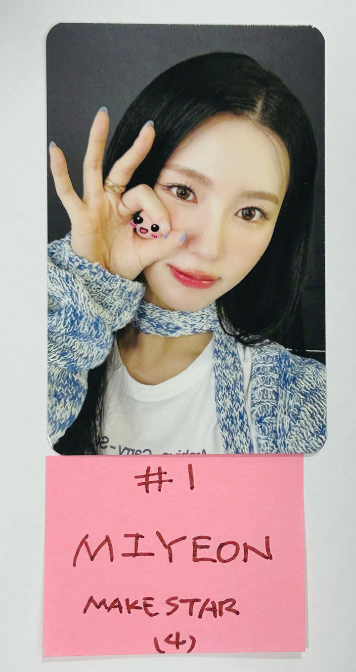(g) I-DLE "2" 2nd Full Album - Makestar Fansign Event Photocard Round 7 [Pocaalbum Ver.] [24.6.7] - HALLYUSUPERSTORE