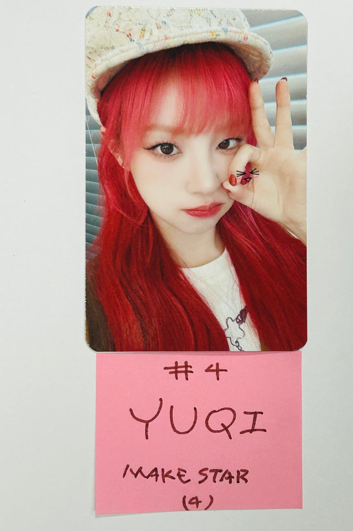 (g) I-DLE "2" 2nd Full Album - Makestar Fansign Event Photocard Round 7 [Pocaalbum Ver.] [24.6.7] - HALLYUSUPERSTORE