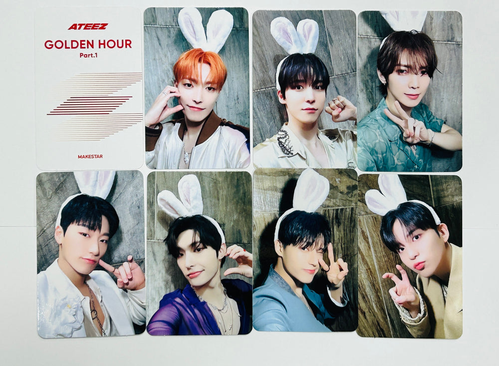 Ateez "GOLDEN HOUR : Part.1" - Makestar Lucky Draw Event Photocard [Poca Ver.] [24.6.7] - HALLYUSUPERSTORE