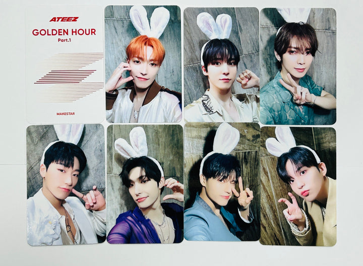 Ateez "GOLDEN HOUR : Part.1" - Makestar Lucky Draw Event Photocard [Poca Ver.] [24.6.7] - HALLYUSUPERSTORE