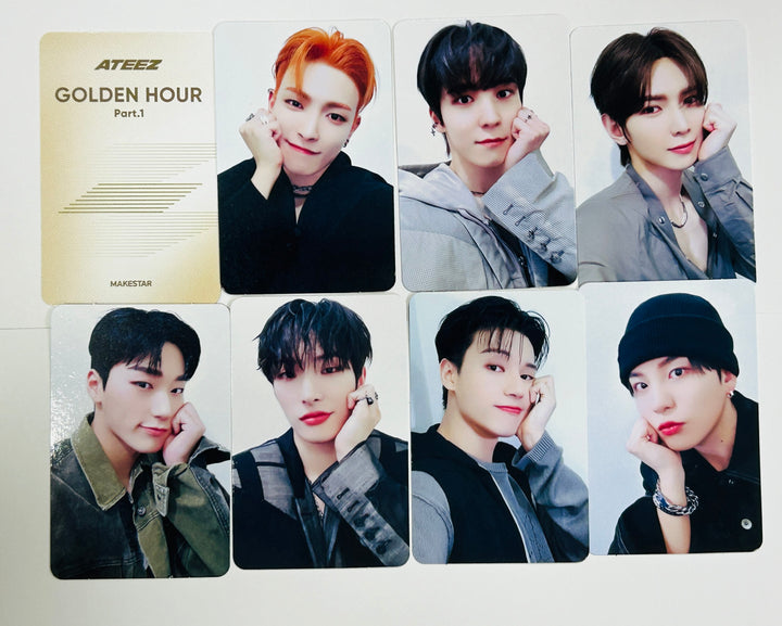 Ateez "GOLDEN HOUR : Part.1" - Makestar Pre-Order Benefit Photocard [24.6.7] - HALLYUSUPERSTORE