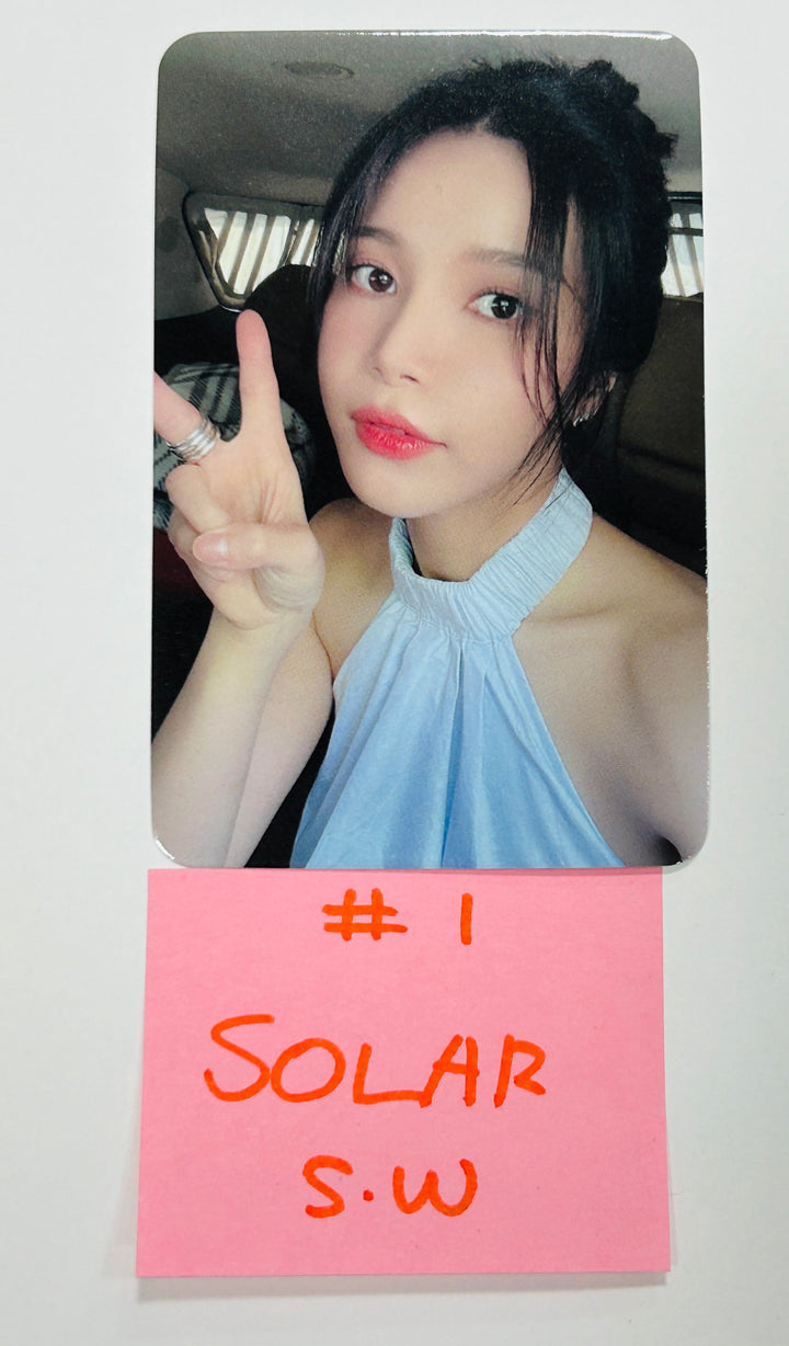 SOLAR "COLOURS" - Soundwave Fansign Event Photocard [Nemo Ver.] [24.6.7] - HALLYUSUPERSTORE