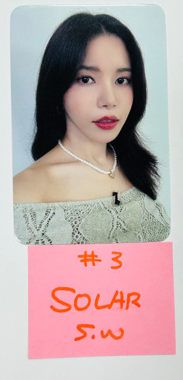 SOLAR "COLOURS" - Soundwave Fansign Event Photocard [Nemo Ver.] [24.6.7] - HALLYUSUPERSTORE