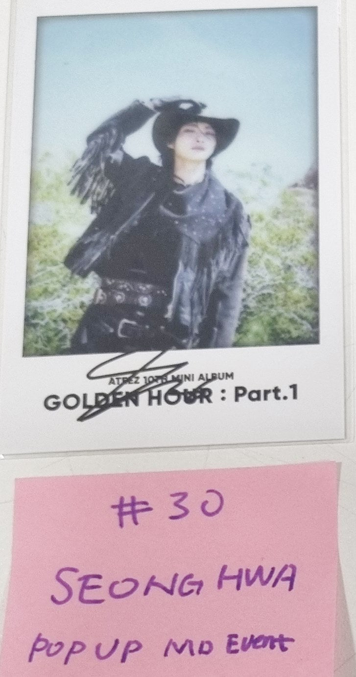 Ateez - [GOLDEN HOUR : Part.1] Pop-Up Exhibition &amp; Store SoundWave MD Event Photocard [Restocked 6/11] [24.06.03] - HALLYUSUPERSTORE