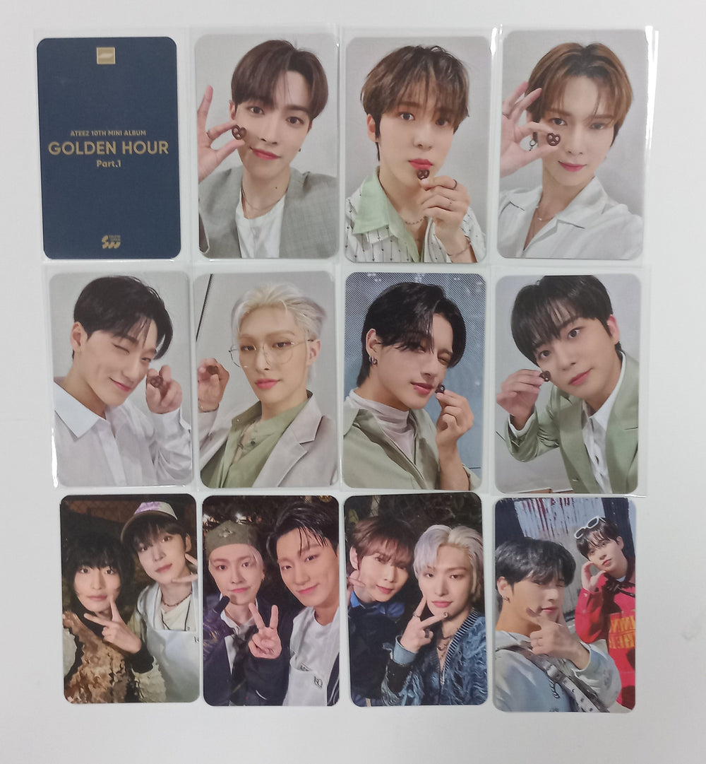 Ateez "GOLDEN HOUR : Part.1" - Pop-Up Exhibition Store Lucky Draw Event Photocard Round 2 [24.6.10] - HALLYUSUPERSTORE