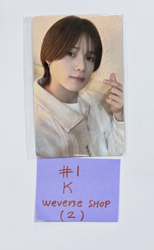 &amp;TEAM "Samidare" - Weverse Shop Fansign Event Photocard [24.6.10] - HALLYUSUPERSTORE