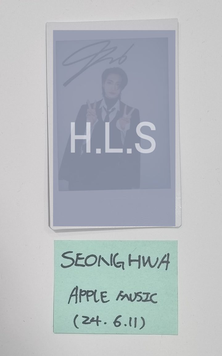 Seonghwa (Of Ateez) "GOLDEN HOUR : Part.1" - Hand Autographed(Signed) Polaroid [24.6.11] - HALLYUSUPERSTORE