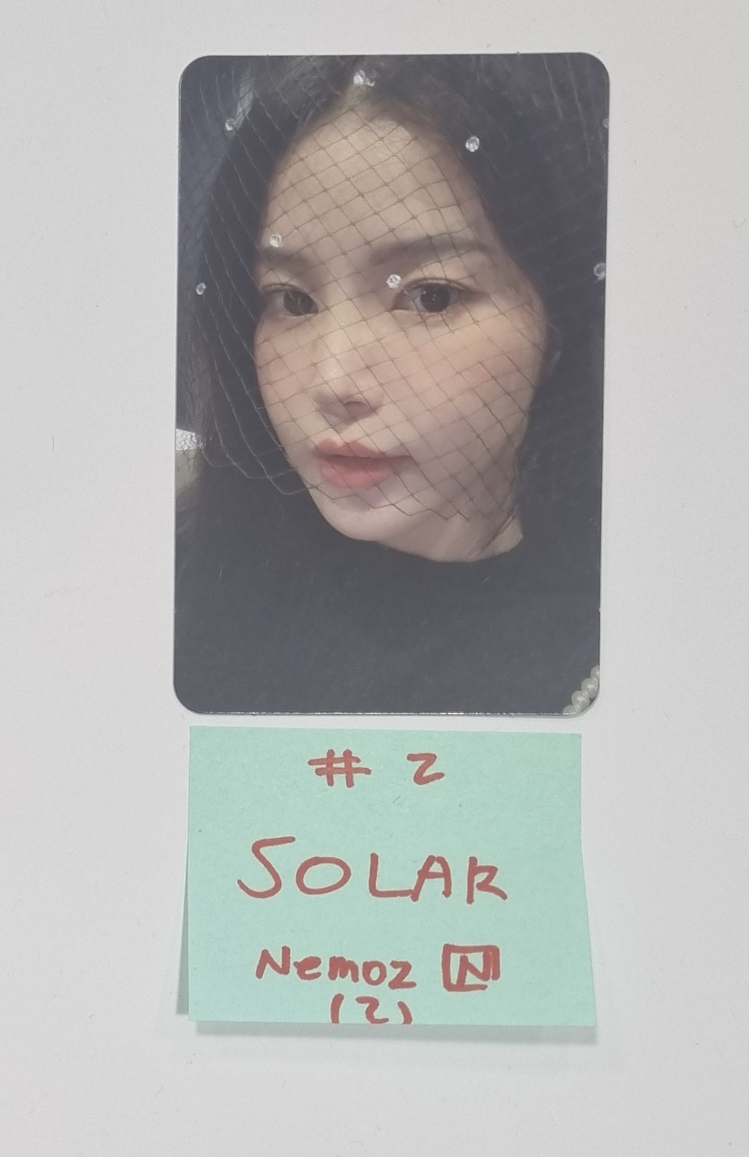 SOLAR "COLOURS" - Nemoz Fansign Event Photocard [Nemo Ver.] [24.6.11] - HALLYUSUPERSTORE