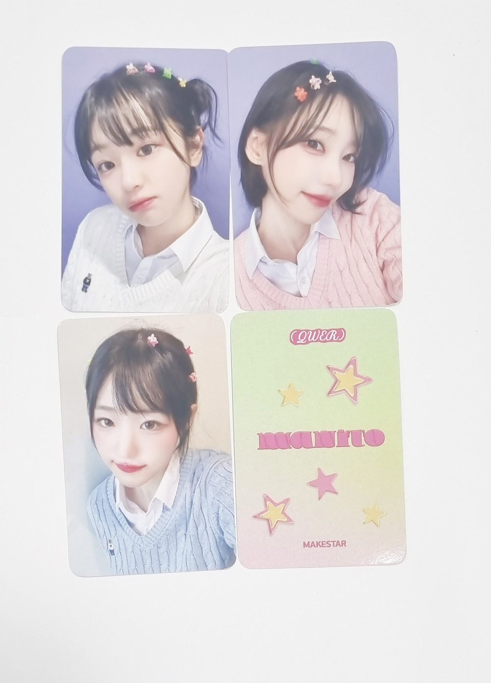 QWER "MANITO" - Makestar Fansign Event Winner Photocard Round 2 [24.6.11] - HALLYUSUPERSTORE