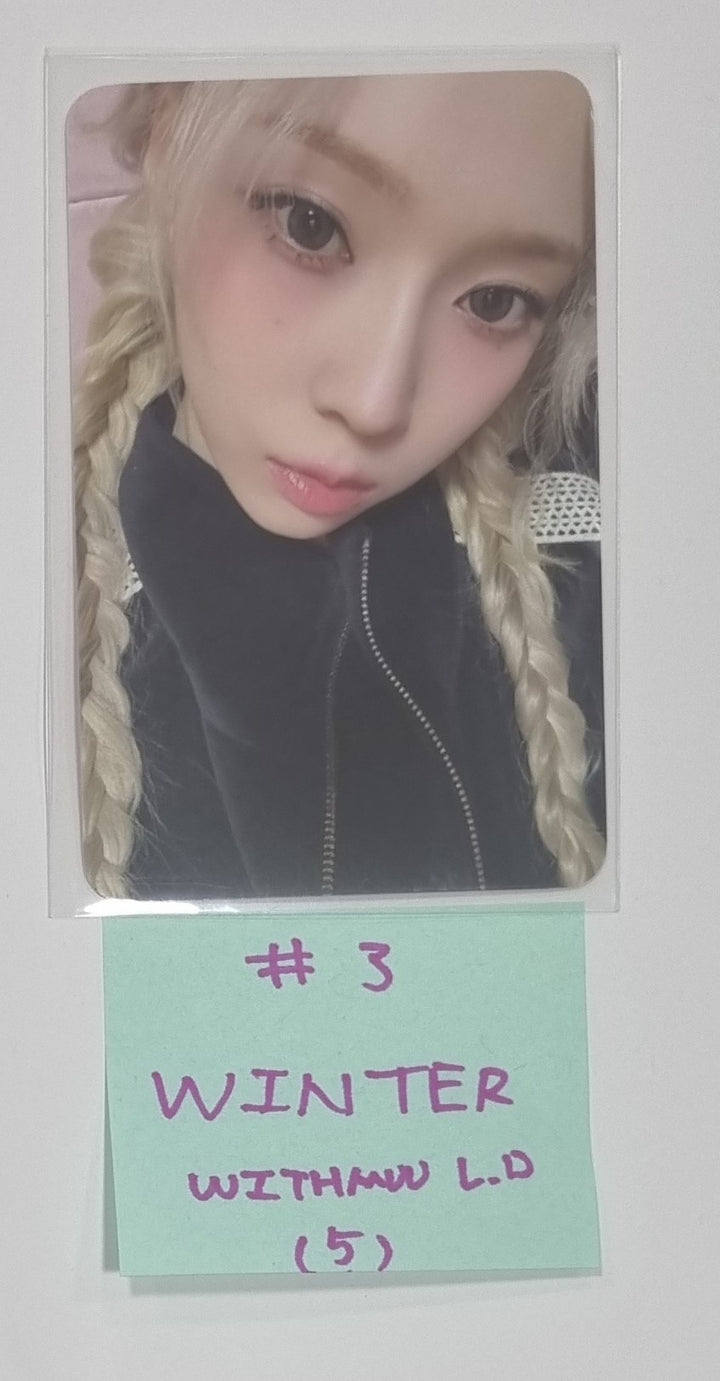Aespa "Armageddon : The Mystery Circle" - Withmuu Lukcy Draw Event Photocard (My Power Ver.) [24.6.11] - HALLYUSUPERSTORE